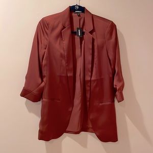 Burnt Orange Blazer from Express!